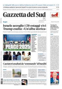 Gazzetta del Sud Reggio Calabria - 14 Ottobre 2025