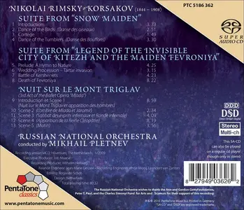 Mikhail Pletnev, Russian National Orchestra - Nikolai Rimsky-Korsakov: Orchestral Suites (2010)