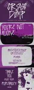 Creash Dump Handwritten Brush Font 2TZQ2V3
