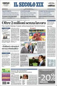 IL SECOLO XIX DEL 30 GENNAIO 2010