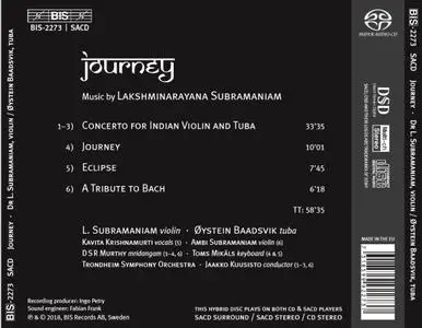 Lakshminarayana Subramaniam & Øystein Baadsvik - Journey (2018)