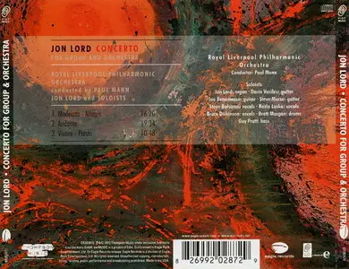 Jon Lord - Concerto For Group And Orchestra (2012)