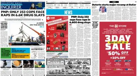 Philippine Daily Inquirer – September 14, 2019