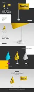 Desk Flag Mockup Set 74GZ3B3