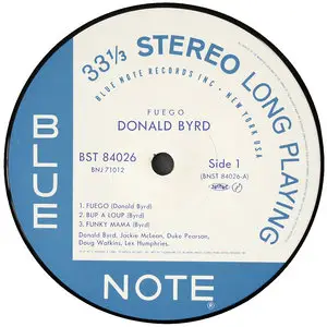 Donald Byrd – Fuego (Toshiba/EMI Japan) Vinyl rip in 24 Bit/96 Khz + CD-format 
