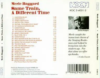 Merle Haggard - Same Train, A Different Time (1969) {KOCH KOC 3-4051-2 rel 1995}