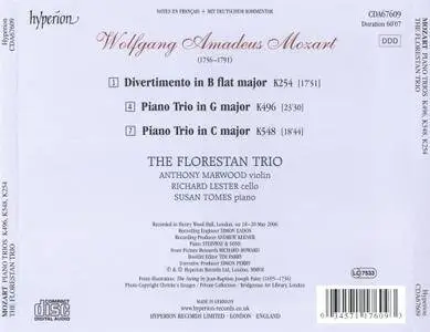 The Florestan Trio - Mozart: Piano Trios K254, K496 & K548 (2007) Re-Up