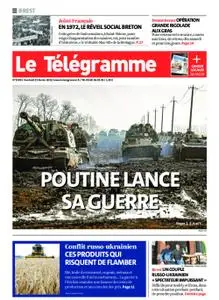 Le Télégramme Brest – 25 février 2022