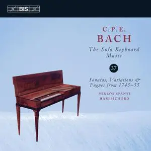 Miklos Spanyi - C.P.E. Bach: The Solo Keyboard Music, Vol. 37 (2019)