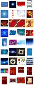 Super NEW YEAR & CHRISTMAS vector collection. All my posts