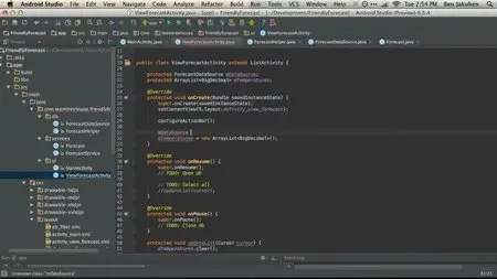Teamtreehouse - Android Data Storage with SQLite with Ben Jakuben