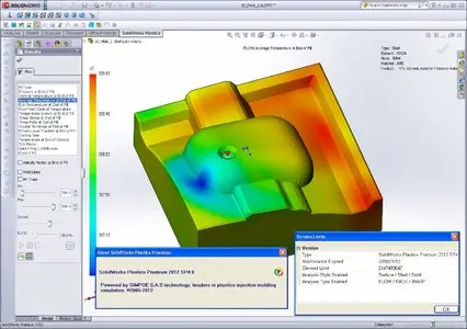 SolidWorks Plastics 2012 SP4.0 for SolidWorks 2012