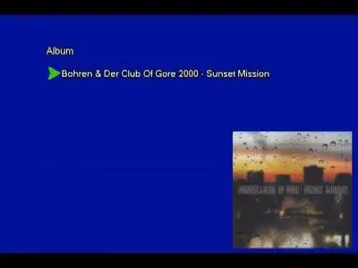 Bohren & Der Club Of Gore - Sunset Mission (2000) [Vinyl Rip 16/44 & mp3-320 + DVD] Re-up