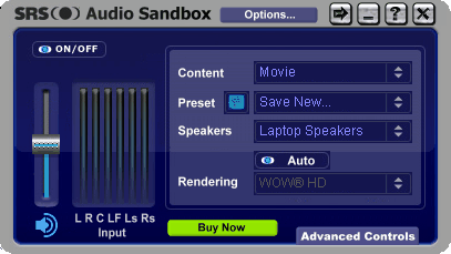 SRS Audio Sandbox 1.902