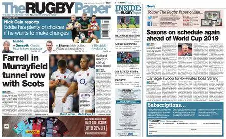 The Rugby Paper – February 25, 2018