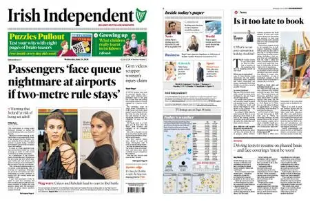 Irish Independent – June 24, 2020