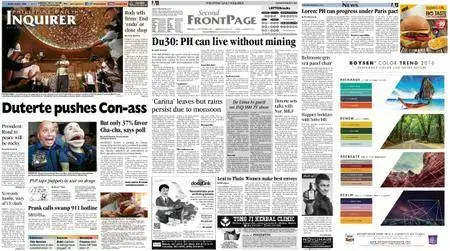 Philippine Daily Inquirer – August 02, 2016