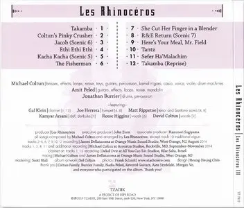 Les Rhinoceros - Les Rhinoceros III (2015) {Tzadik TZ 7812}