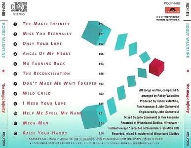 Robby Valentine - The Magic Infinity (1993) [Japanese Ed.] Repost