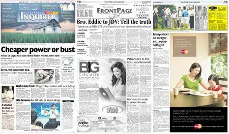 Philippine Daily Inquirer – May 25, 2008