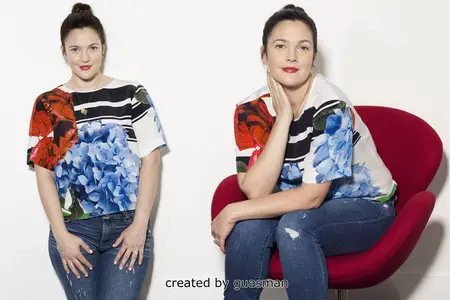 Drew Barrymore - Portraits of her new cosmetics line Flower January 2013