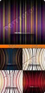 Colorful striped vector background 