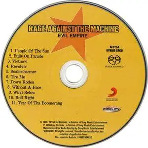 Rage Against The Machine - Evil Empire (1996) [Audio Fidelity 2016]