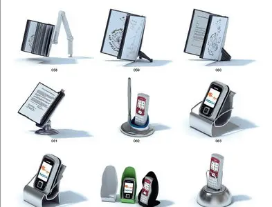 3D models modern office gadgets (Evermotion ArchModels) vol.20