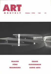 Art Monthly - October 1992 | No 160