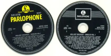 The Hollies - Greatest Vol.1/2 + Singles Vol.1/2 (2014) [Japan LTD (mini LP) SHM-CD] 4xCD
