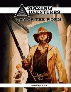 Troll Lord Games-Amazing Adventures Day Of The Worm 2016 Hybrid Comic eBook