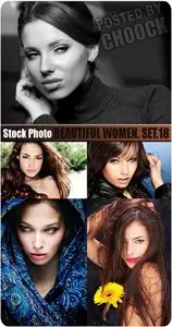 Beautiful women. Set.18 - Stock Photo