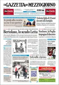 GAZZETTA DEL MEZZOGIORNO 13 FEBBRAIO 2010