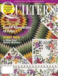 Quilter's Newsletter Magazine - N384,385,386