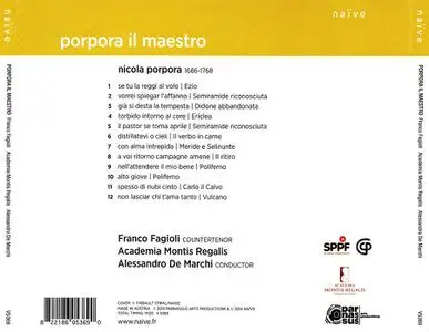 Franco Fagioli, Alessandro De Marchi, Academia Montis Regalis - Il Maestro: Porpora Arias (2014)