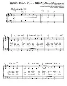 Guide Me, O Thou Great Jehovah - William Williams (Easy Piano)