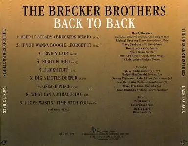 The Brecker Brothers - Back To Back (1976)