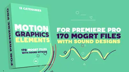 Motion Graphics Elements Pack - MOGRT for Premiere Pro Templates (Videohive)
