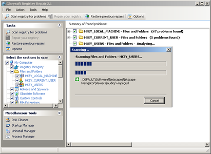 Glarysoft Registry Repair ver.2.1