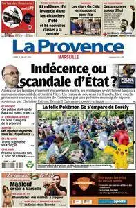 La Provence Marseille du Lundi 25 Juillet 2016