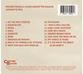 Richard Cheese - Licensed To Spill (2017)