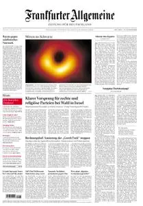 Frankfurter Allgemeine Zeitung F.A.Z. mit Rhein-Main Zeitung - 11. April 2019