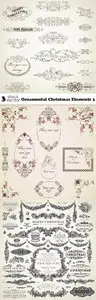 Vectors - Ornamental Christmas Elements 3