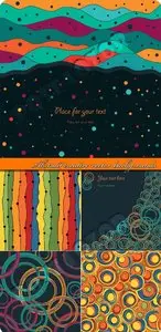 Abstract creative vector backgrounds