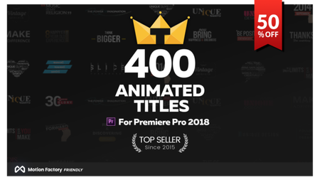 TypoKing - Animated Titles & Kinetic Typography Text for Premiere Pro