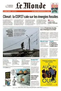 Le Monde du Mardi 22 Novembre 2022