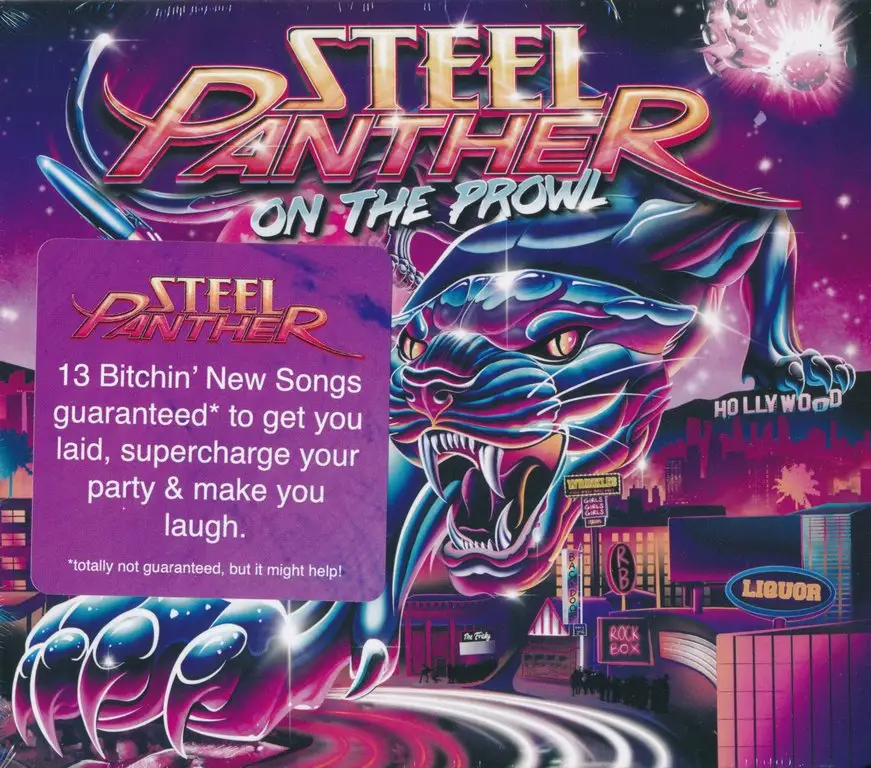 New album 2023. Steel Panther 2023. Steel Panther on the Prowl 2023. Steel Panther CD. Steel Panther on the Prowl CD.