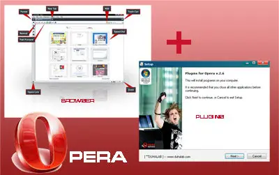 Opera Browser 9.62 more Pack plugins all web