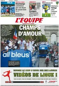 L'Equipe Edition du Mardi 14 Aout 2012