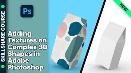 Adding Textures on Complex 3D Shapes in Adobe Photoshop